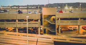 Phoenix Airport Parking Ramp by Tony Webster.